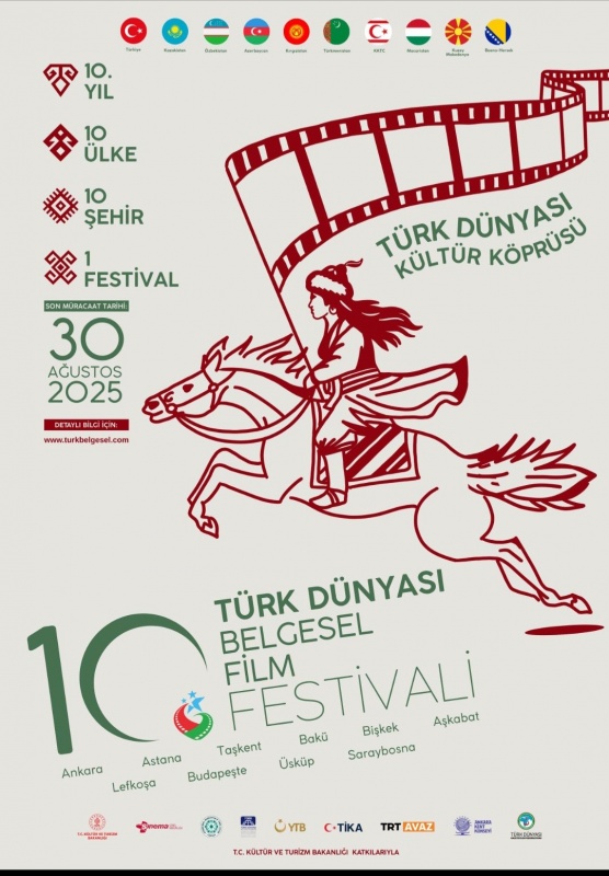 TÜRK DÜNYASI 10. BELGESEL FİLM FESTİVALİ BAŞVURULARI DEVAM EDİYOR