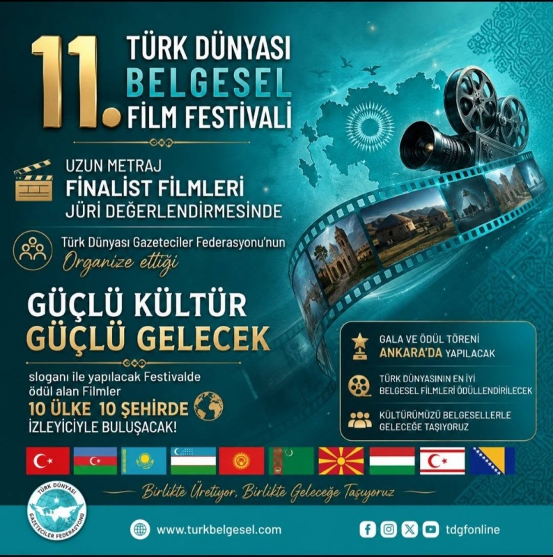 11. Türk Dünyası Belgesel Film Festivali'nde Uzun Metraj Finalist Filmleri Jüri Değerlendirmesinde